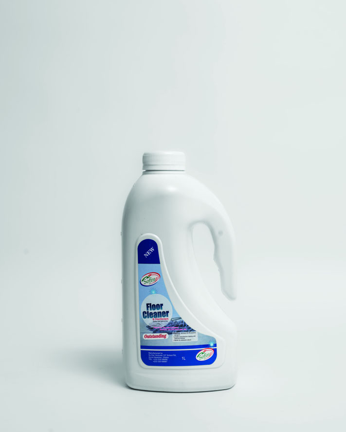 Individual floor cleaner bottle