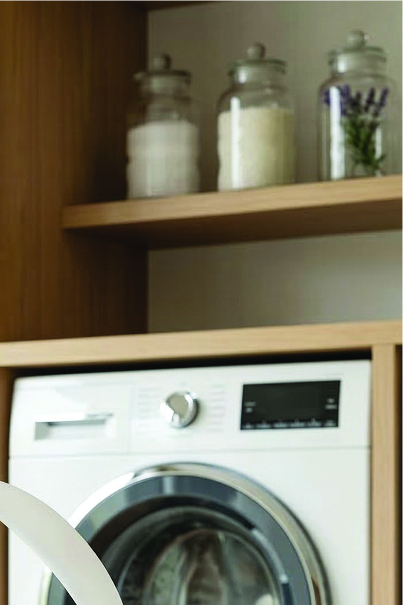Fabric Laundry Detergent in laundry setting